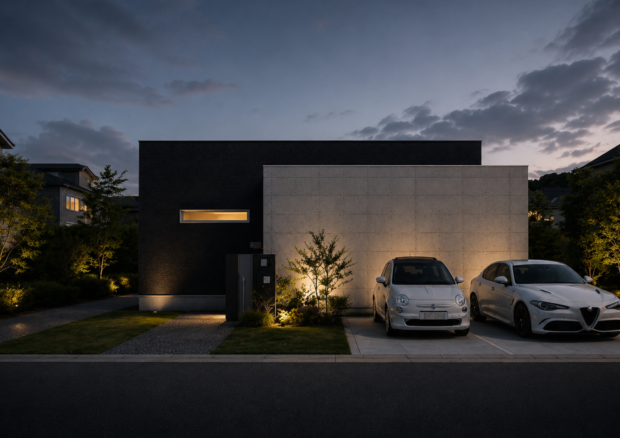 HEISEI BLACK モデルの夜景